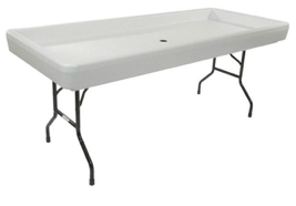We now offer linens with table rental! &#10;Please click here for more information